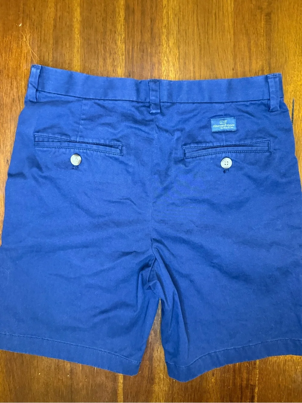 Vineyard Vines Boy’s Navy Flat-Front Chino Shorts size youth 16